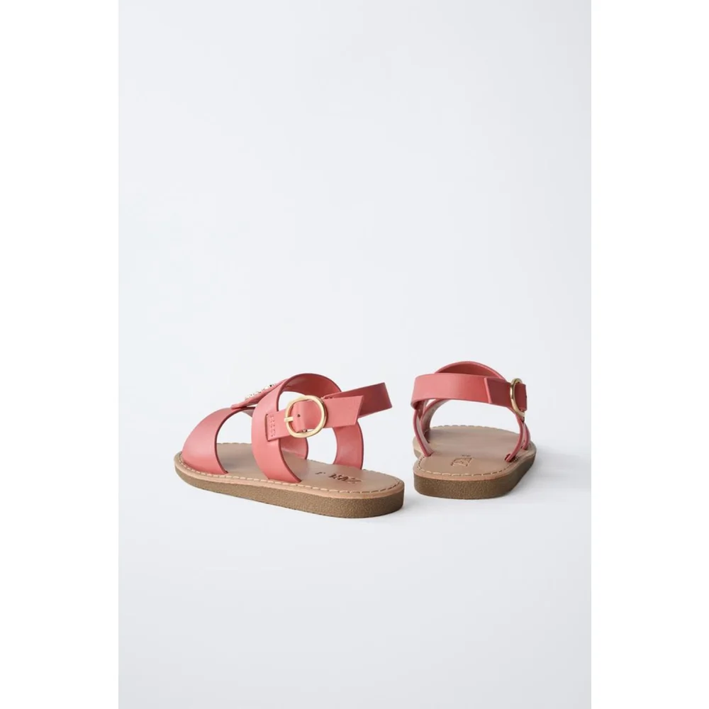 Zara Baby Detail Sandals Size 8US 24 EU
